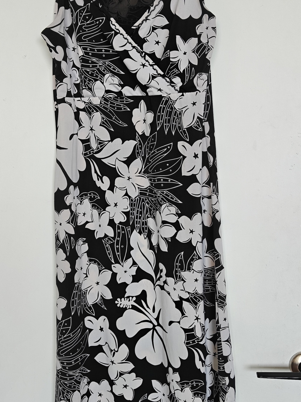 Black & White Floral Women’s  Dress